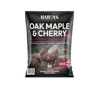 Hardys Oak, Cherry & Maple Blend Smoker Pellets, 10kg | Hardwood Pellets Blend, BBQ Wood Smoker & Pizza Oven Pellets for use with Smokers, Pizza Ovens, Outdoor Ninja Appliances