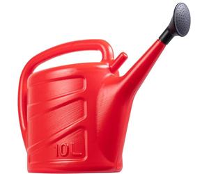 Hardys Red Rose Watering Can, 10L - Outdoor & Indoor Watering Can | Detachable Sprinkler Rose Head, Long Spout, Large Handle, Easy Fill Opening, Water Can for Houseplant & Garden Plants
