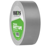 Hardys Silver Duct Tape, (L) 25M X (W) 48mm - 220Um Thick, Waterproof Backing, Cloth Lattice, Strong Adhesive, Easy Tear - 1 Pack