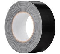 Hardys Single Black Duct Tape 48mm x 50m | Waterproof Adhesive Gaffa Tape | 220um Superior Thickness Strong Gaffer Tape | Indoor/Outdoor Heavy Duty Tape Duct Tape Duck Tape