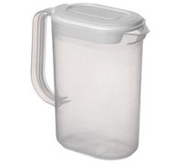 Clear Plastic Fridge Door Jug with Airtight Lid