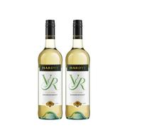 Hardys VR Chardonnay I 750ML I Alcoholic Volume 11% I Full of Rich Melon and Peach Flavours I Pack of 2