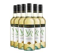 Hardys VR Chardonnay I 750ML I Alcoholic Volume 11% I Full of Rich Melon and Peach Flavours I Pack of 6 I Whole Case