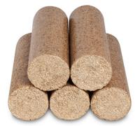 Hardys Fire Logs, 1 x 8.4kg (5 Briquettes) - Clean Burning Fire Wood for Firepit & Chimeneas | Low Ash, High Heat Output | 100% Virgin Wood | Ideal for Log Burners & Pizza Ovens (5x Logs)