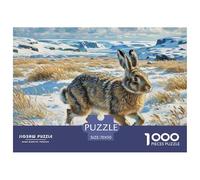 Hare 1000 Piece Jigsaw Puzzle Animal for Age 12+ Challenging Activities Memory Games Relaxing 70x50cm/1000pcs
