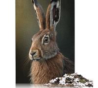 Hare AI Generative Jigsaw Puzzles for Adults Kids. 1000 Pieces Whimsical Challenge Toy Educational Games Home Decoration for Adults& Kids Age 14 Years Up 1000pcs (75x50cm)