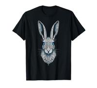 Hare Animal Motif Art Hare T-Shirt