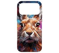 Hare Colorful Illustration Graphic Case for iPhone 17 Pro Max