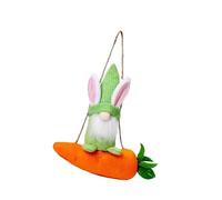 Hare Dwarf Doll Decoration Plush Stuffed Toy Hanging Ornament for Mantels Door Wall Windowsill Garden Display Easter Garden Decorations