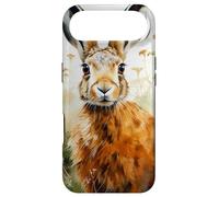 Hare Flowers Watercolor Illustration Graphic Case for iPhone Air