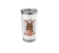 Hare for The Ramen Cute Bunny Noodle Lover Design Stainless Steel Insulated Tumbler