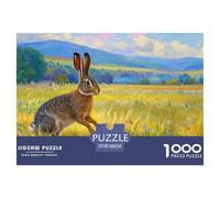 Hare Jigsaw Puzzles Puzzle for Adults Kids. 1000 Pieces Impossible Challenge Toy Educational Games Home Decoration for Adults& Kids Age 14 Years Up 38x26cm/1000pcs