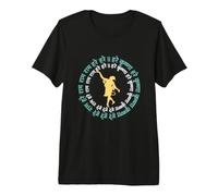 Hare Krishna Follower Devotee Dancing to Kirtan Hinduism Premium T-Shirt
