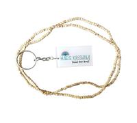 Hare Krishna Food For Soul 2 Round Tulsi Kanthi Mala-Iskcon Tulsi Neckless-Vaishnav Mala-Unisex Adult 2 Layer Neckless-Double Round Kanthi