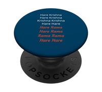 Hare Krishna Maha Mantra Rama Chant Hindu Yoga God Art PopSockets Adhesive PopGrip