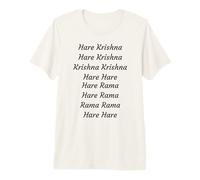 Hare Krishna Maha Mantra Sanskrit Chanting Yoga Meditation Premium T-Shirt