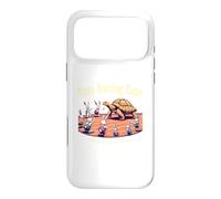 Hare-raising Race - Funny Meme Quote Turtle Office Graphic Case for iPhone 17 Pro Max
