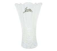 Hare Running Flower Table Vase Cut Crystal Glass Flute Style Luxury Gift 172