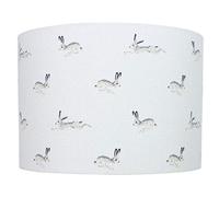 Hare Sophie Allport Drum Lampshade (35 cm Diameter x 21 cm Ceiling Pendant)