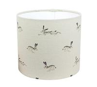 Hare Sophie Allport Drum Lampshade (40 cm Diameter x 25 cm Table/Standard Lamp)