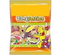 HAREEBO Tangfastics Fruit & Cola Flavour Fizzy Jelly Sweets Sharing Bag 140g (Pack of 12)