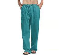 Harem Trousers Men's Baggy Long Sports Outdoor Trousers for Men Training Trousers Cargo Trousers Loose Fit Lightweight Cotton Trousers Long Track Pants Vintage Casual Cargo Trousers Cargo Pants,