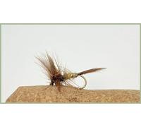 Hares Ear Dry trout flies, Good all-rounder, choice of size and quantity, Gold Ribbed, Best Dry Flies (6, 14)