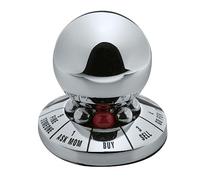 Harewtwy 1 PCS Prophecy Fate Decision Ball Home Office Anti-Stress Decompression Toy Desktop Decoration Gift Silver