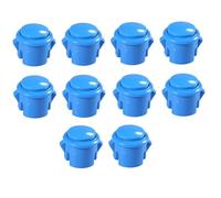 Harewtwy 10 Pcs Buttons 30mm Responsive Buttons for Gaming Enthusiasts Blue