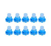 Harewtwy 10Pcs Car Dash Instrument Base Light Lamp T4.2 COB Car Wedge Dashboard Bulb DC12V Lamp