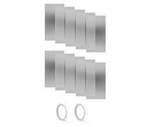 Harewtwy 10PCS Sandblast Cabinet Lens Cover 23x11in Abrasive Window Blasting Cabinet Inner Lens Protector Clear Sand Blast Film