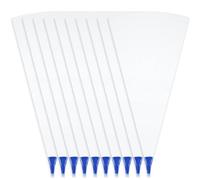 Harewtwy 10Pcs Tile Grout Masonry Mortar Bag with Molded in Tip Tear Puncture- Heavy Duty Vinyl Piping Cement Bag Blue