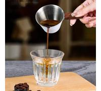 Harewtwy 120ML Espresso Measuring Cup Stainless Steel Coffee Pouring Cup Tool forCoffee Making A