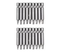 Harewtwy 18PC Square Hex Wrench Drill Bits Set Screwdriver Bit Set,1.97inch Long Quick Release Shanks Magnetic Square Drive