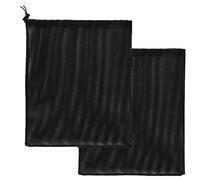 Harewtwy 2 Pcs Large Pump Bag 17.7Inch X 17.7Inch Pond Pump Filter Bag Black Media Bag Pump Mesh Bag for Pond Biological Filters