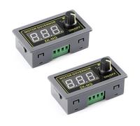 Harewtwy 2Pcs -MG PWM Motor Driver DC 5V 12V 24V Motor Speed Controller Adjustable Speed Regulator Digital Encoder Duty