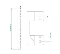 Harewtwy 3D Linear Servo Accessories Set Invention Arm Protection 9g Servo for DIY 3D Printing Enthusiasts A