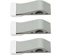 Harewtwy 3Pcs Door Stoppers Rubber Door Stop, Door Wedge Stoppers Floor Works on Multi Floor Surfaces, Door Security and Jammer