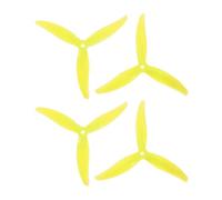 Harewtwy 4Pcs MCK 3-Blade PC Propeller 5.1 Inch 2CW+2CCW Drone Propeller for FPV Freestyle Juicy Sbang Drones DIY Parts A