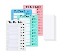 Harewtwy 4Pcs to Do List Board Dry Erase Memo List Board Chore Chart RV List Board with 10 Dry Erase Paper