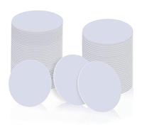 Harewtwy 50 PCS NFC Coin Cards, RFID NFC Card Blank Rewritable PVC NFC 215 Tag Round 25mm / 1 Inch