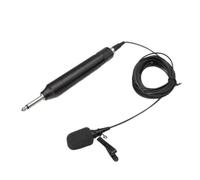 Harewtwy 5M Lapel Microphones Pickup Microphone 6.5 Mono Wired Mini Audio Mic for Portable Guitar for Violin