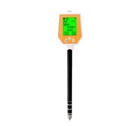 Harewtwy 6-in-1 Soil Tester PH/EC/Moisture/Sunlight/Air Humidity/Temp High Accuracy Conductivity PH Meter for Gardening Farming