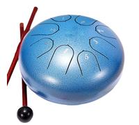 Harewtwy 6 Inch 8 Tone Rain Drum Outdoor Chakra Drum Garden Instrument Rain Drum Ethereal Drum B