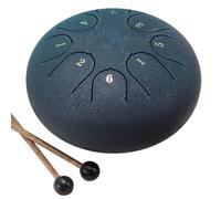 Harewtwy 6 Inch 8 Tone Rain Drum Outdoor Chakra Drum Garden Instrument Rain Drum Ethereal Drum G