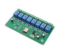Harewtwy 8 Channel ESP8266 Wireless WiFi Relay Module ESP-12F Development Board DC 5V/7-28V E- APP Remote Control