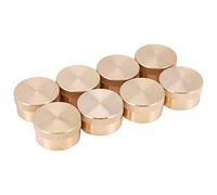 Harewtwy 8PCS Solid Brass Propane Bottle Caps Suitable for All 1LB Gas Refill Tank Cylinder Sealed Protect Cap for Outdoor Stove