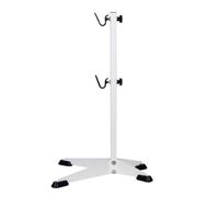 Harewtwy Adjustable Height Bicycle Stand Parking Rack Bike Indoor Garage Storage Bracket Holdder White