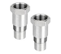 Harewtwy Car CEL Fix Check Engine Light Eliminator Adapter - Oxygen O2 Sensor M18X1.5 for Off Road 2Pcs