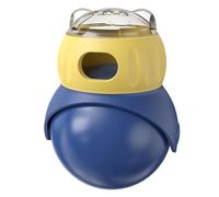 Harewtwy Cat Puzzle Treat Dispenser Toy, Interactive Slow Feeder for IQ Development, Bonding Tool for Indoor Cats Entertainment and Exercise